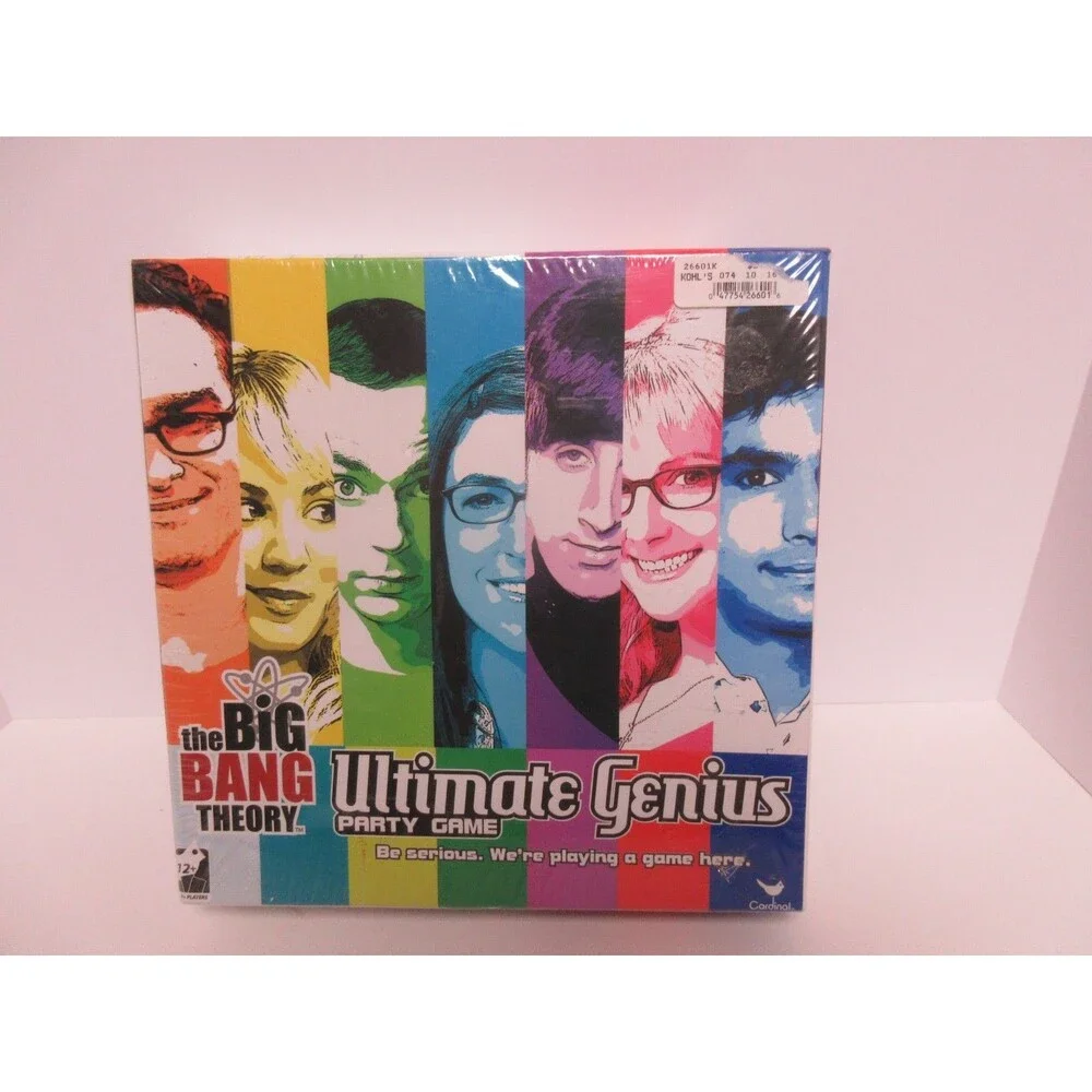 The Big Bang Theory Ultimate Genius Party Game Board Game by Cardinal NEW